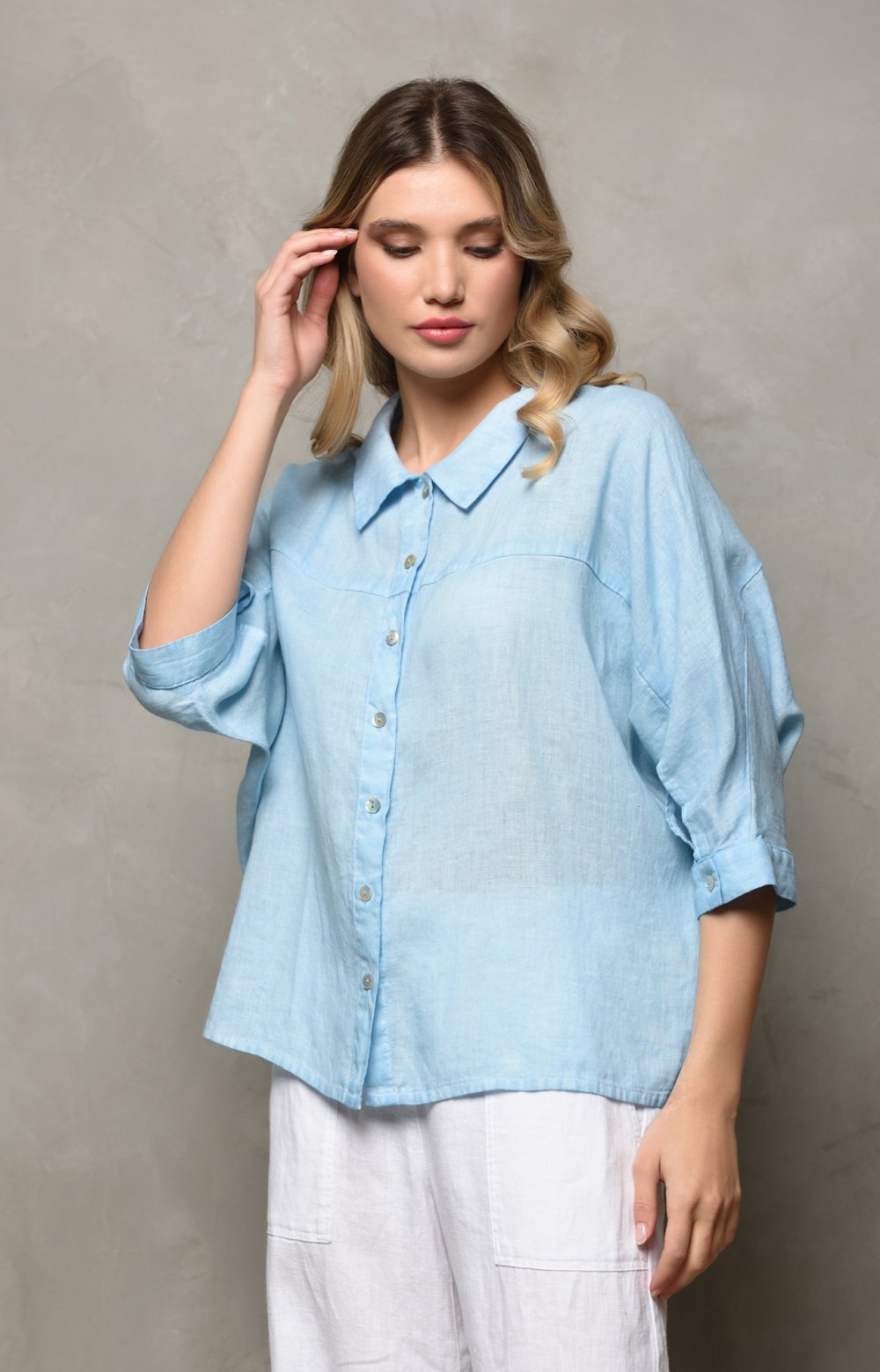 Блузка РЕДЖИНА 05498T индиго Блузка РЕДЖИНА 05498T индиго